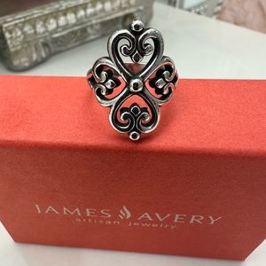 James Avery Adorned Hearts Ring
